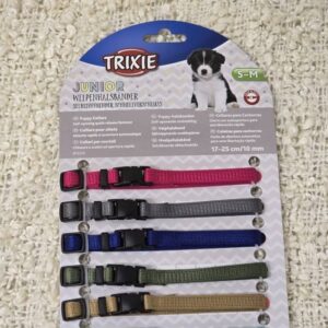 Halsb. Valpesett 17-25cm S/M 6stk Rød/Grønn/Gul/Lilla/Blå/Sort