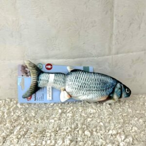 Katteleke Sprelle-Fisk Oppladbar (USB) M/Bjelle 30cm