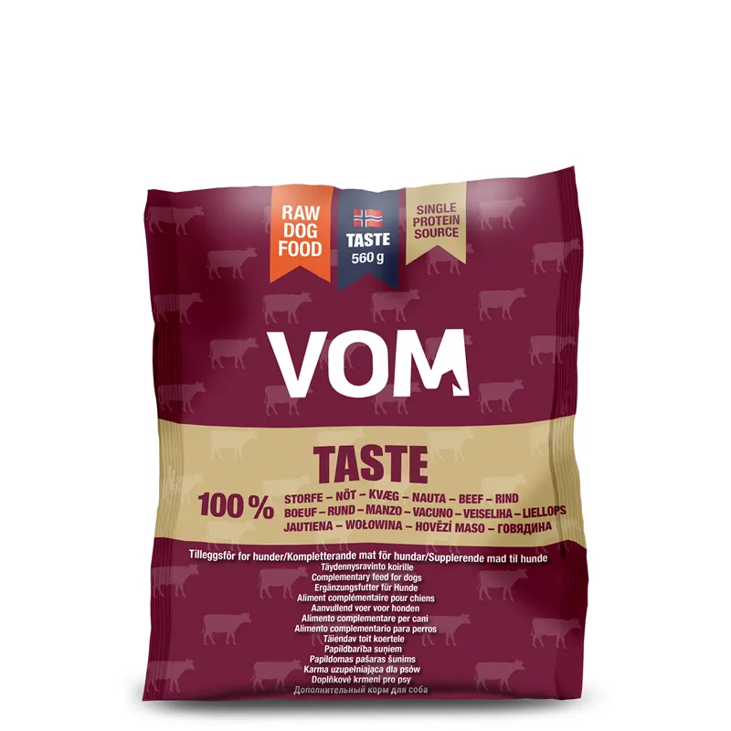 VOM TASTE storfe pose 560 gram